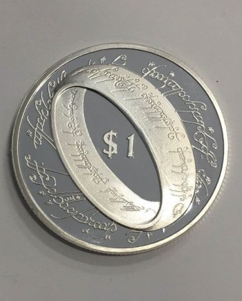 Посребрена монета Елизабет II Властелина на пръстените SANG0005