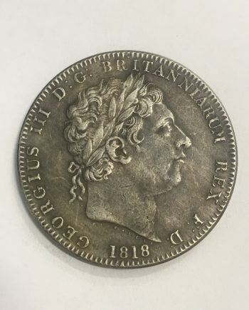 Посребрена монета Джордж 3-ти 1818 SANG0010