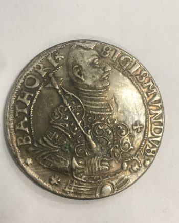 Посребрена руска монета BATHORI 1595 SR0032