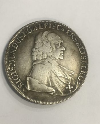 Посребрена руска монета 1761 SR0034