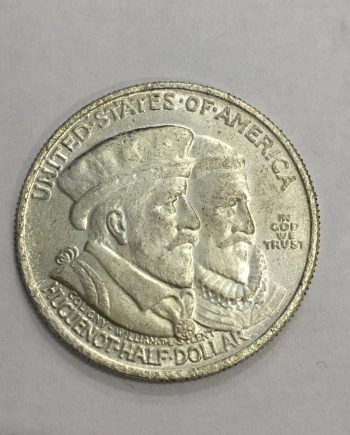 Посребрена монета HALF DOLLAR 1624-1924 SUSA0005