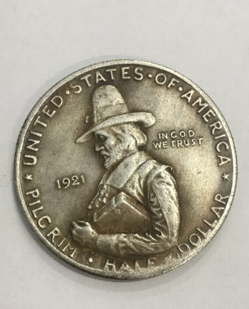 Посребрена монета HALF DOLLAR 1620-1920 SUSA0006