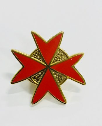 Масонска значка 68 Cross red ZM0068