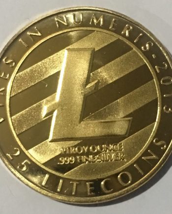 Позлатена монета LITECOIN DZ0056