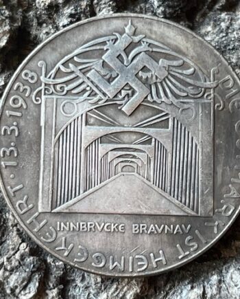 Нацистки медал монета плакет Германия Милитария NM0016